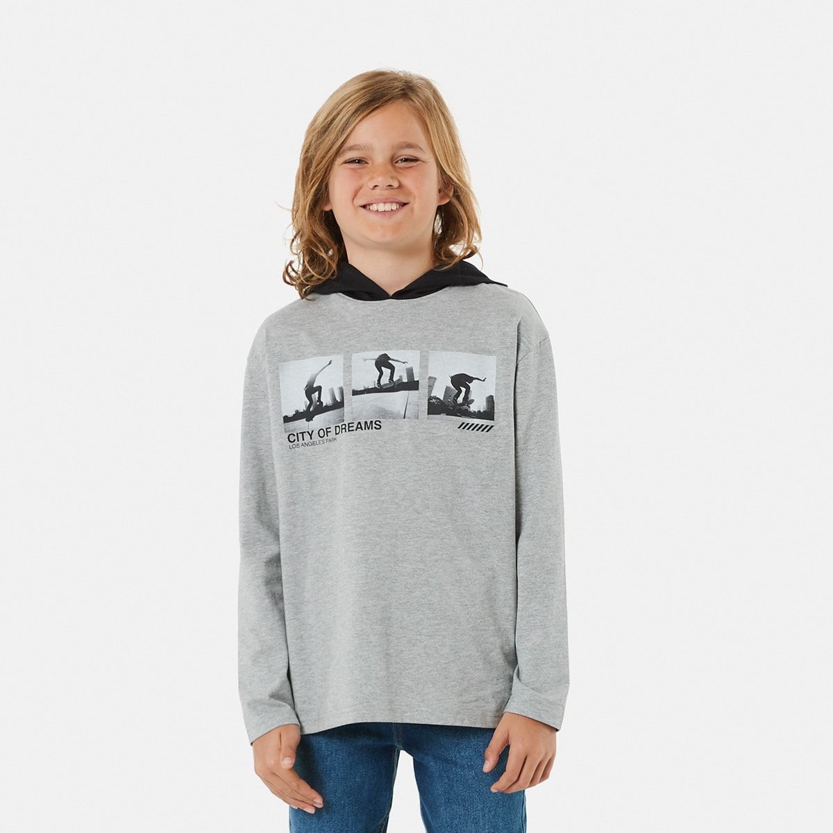 Long Sleeve Hooded T-shirt