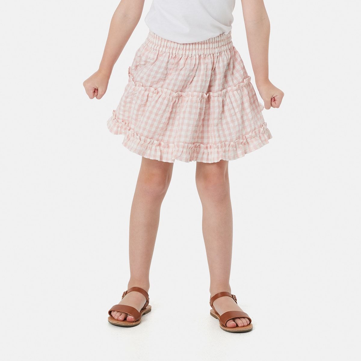 Seersucker Skirt