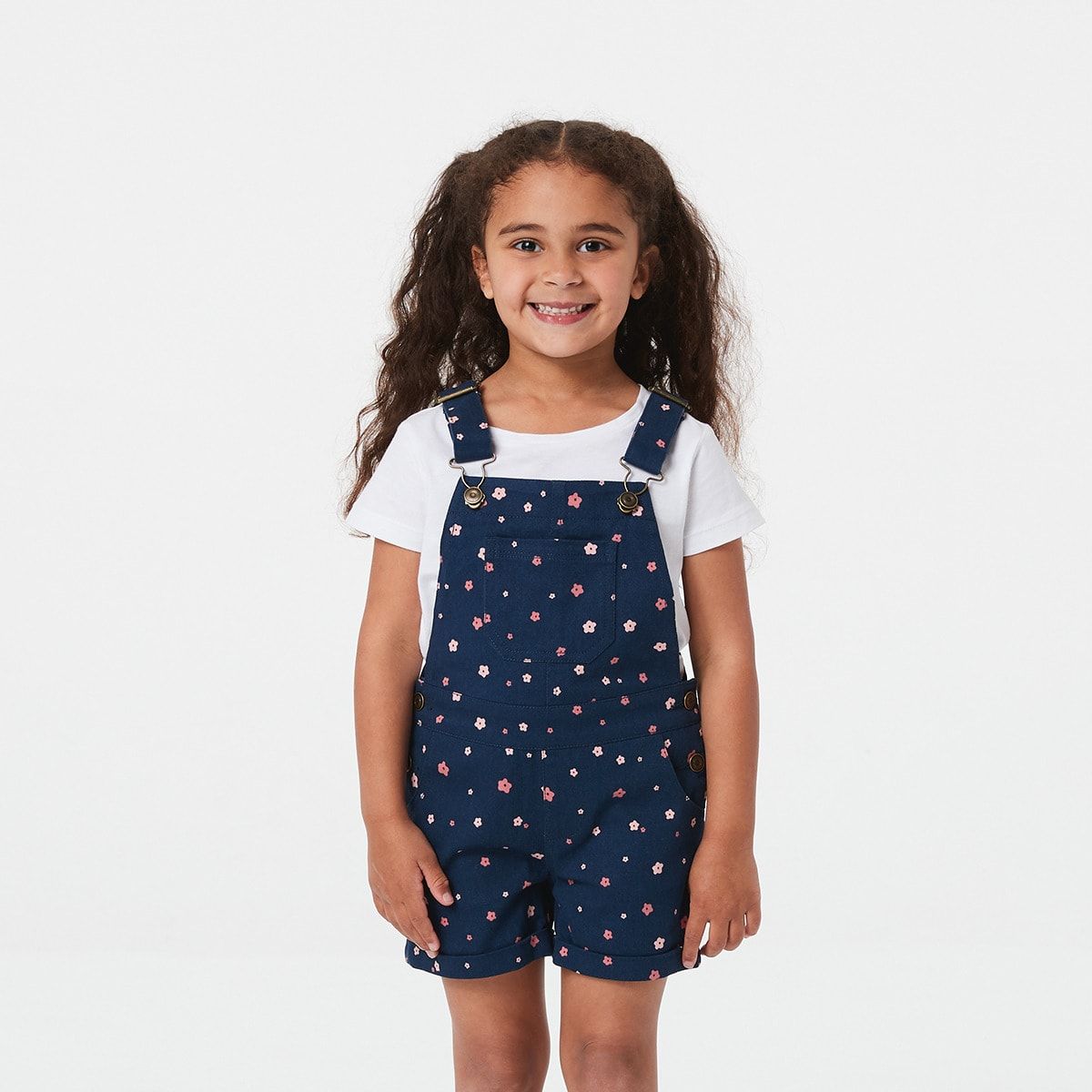 Printed Dungarees