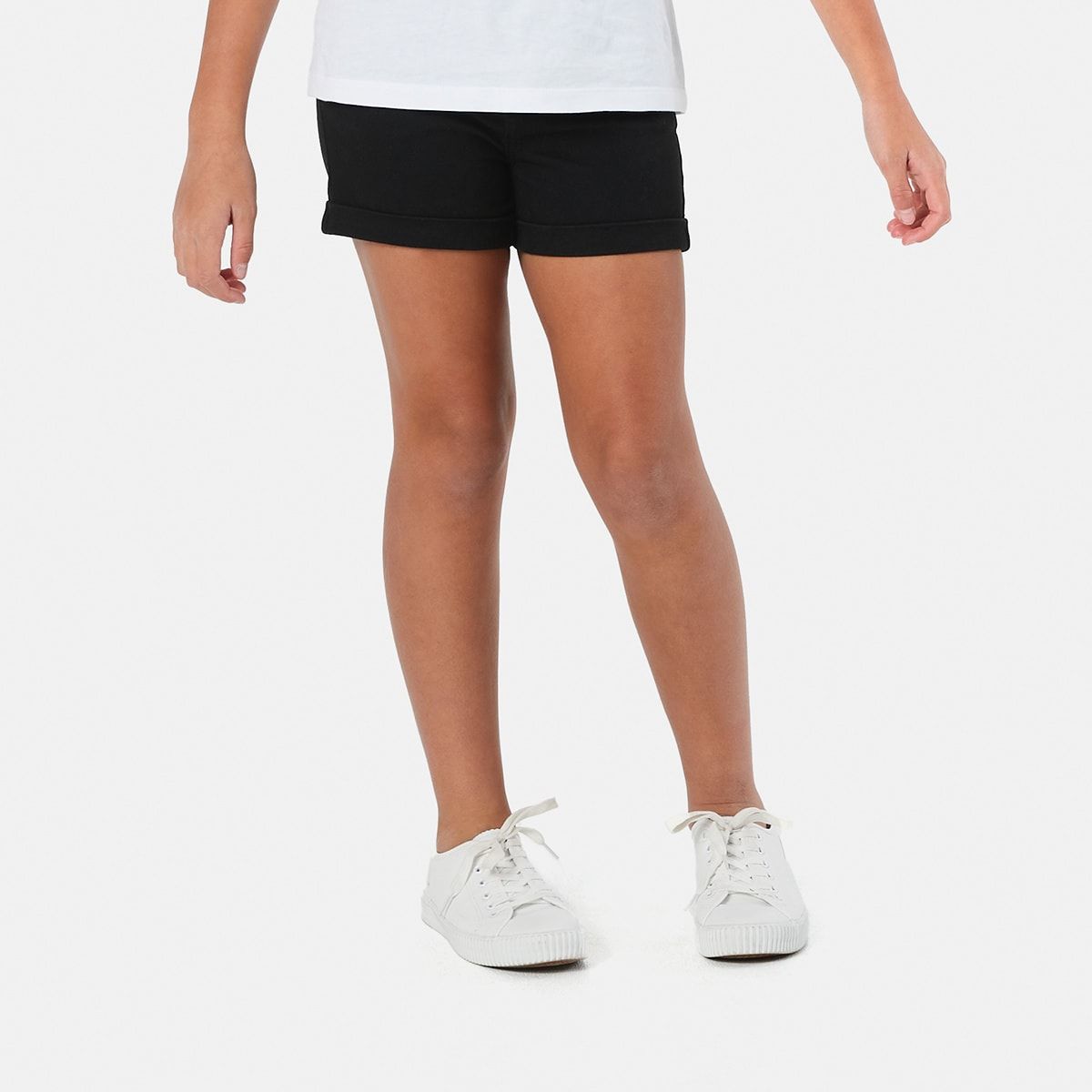 Solid Twill Shorts