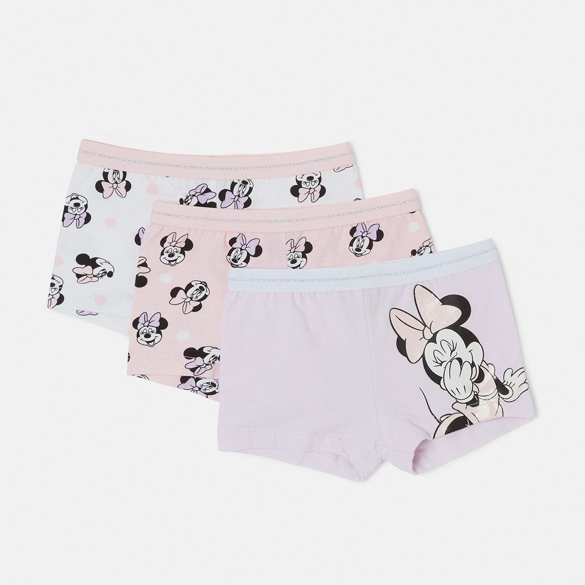 3 Pack Minnie Mouse License Shorties