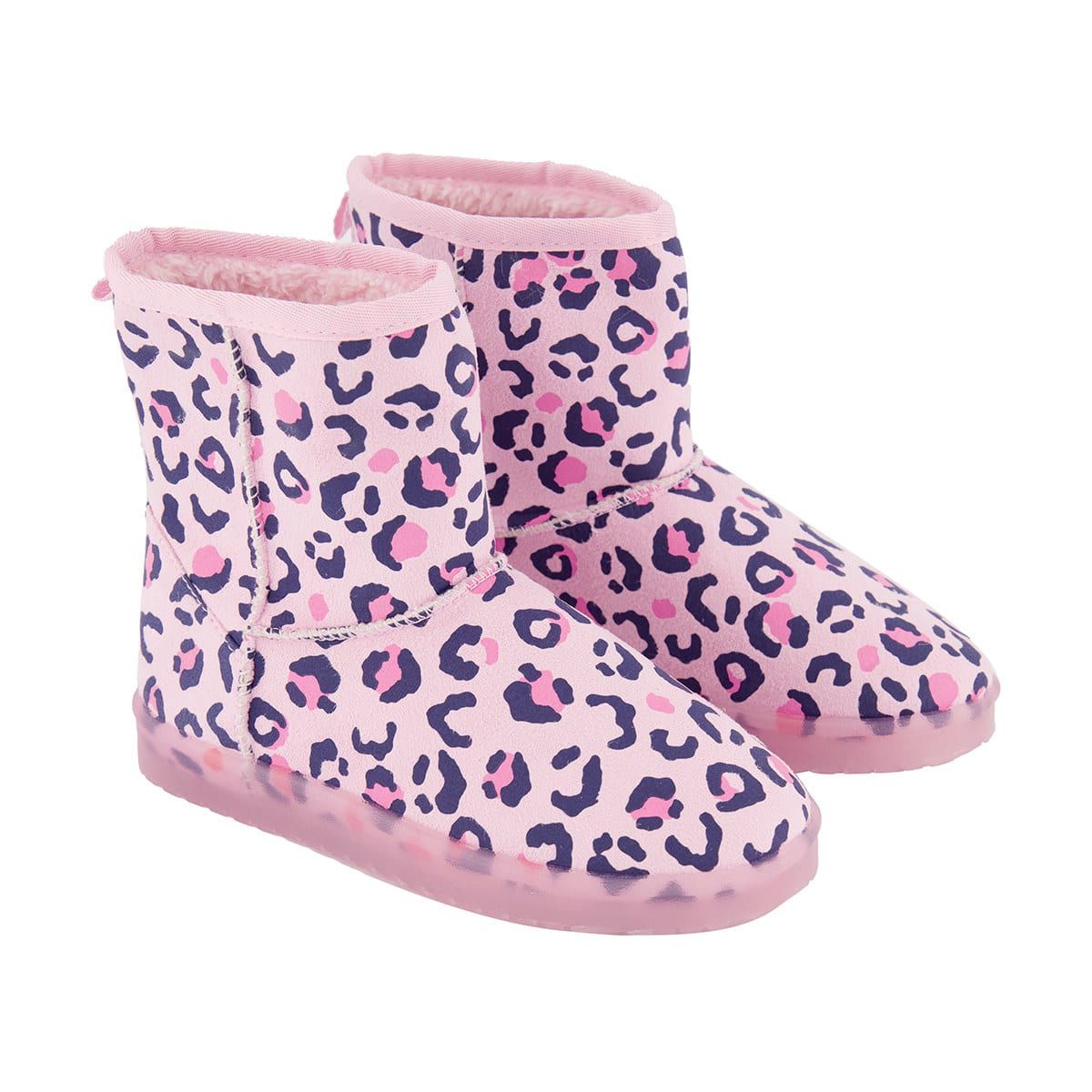 Senior Light Up Slipper Boots