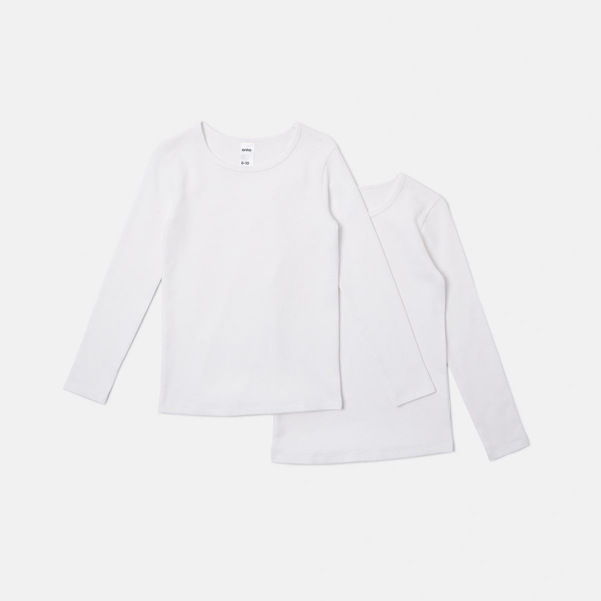 2 Pack Long Sleeve Cotton Waffle Thermal T-shirt