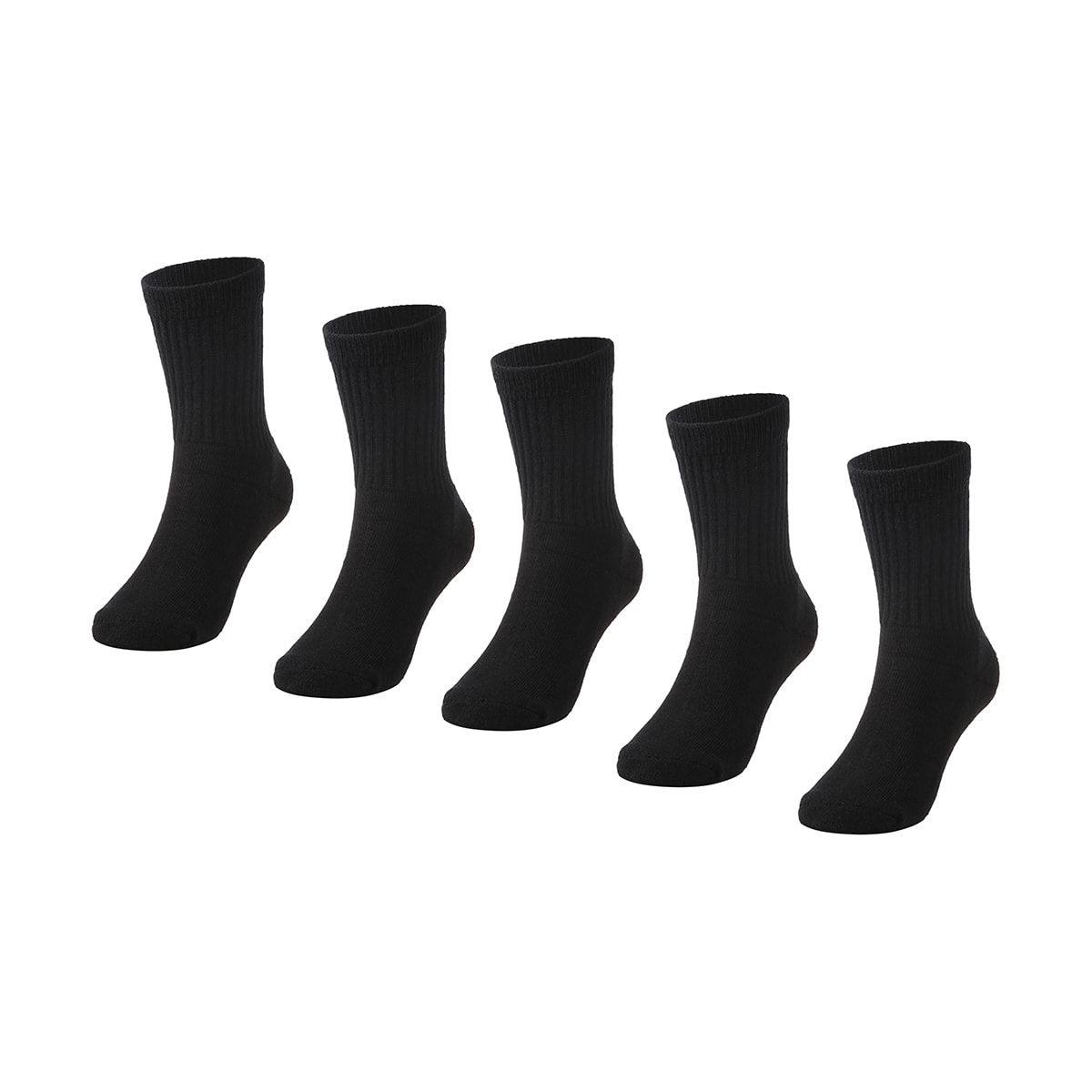 5 Pack Active Kids Sport Crew Socks