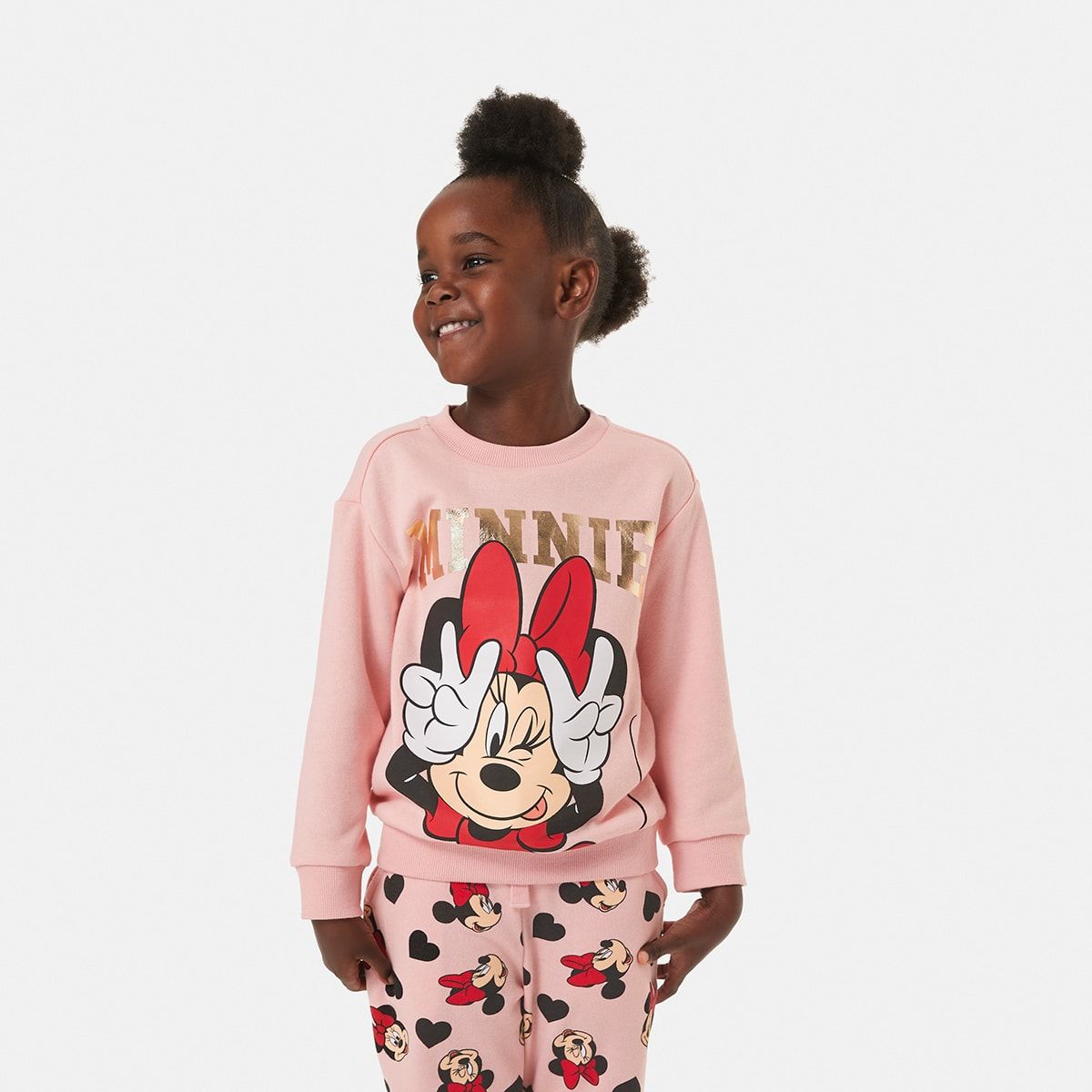 Minnie Mouse License Crew Neck Sweatshirt