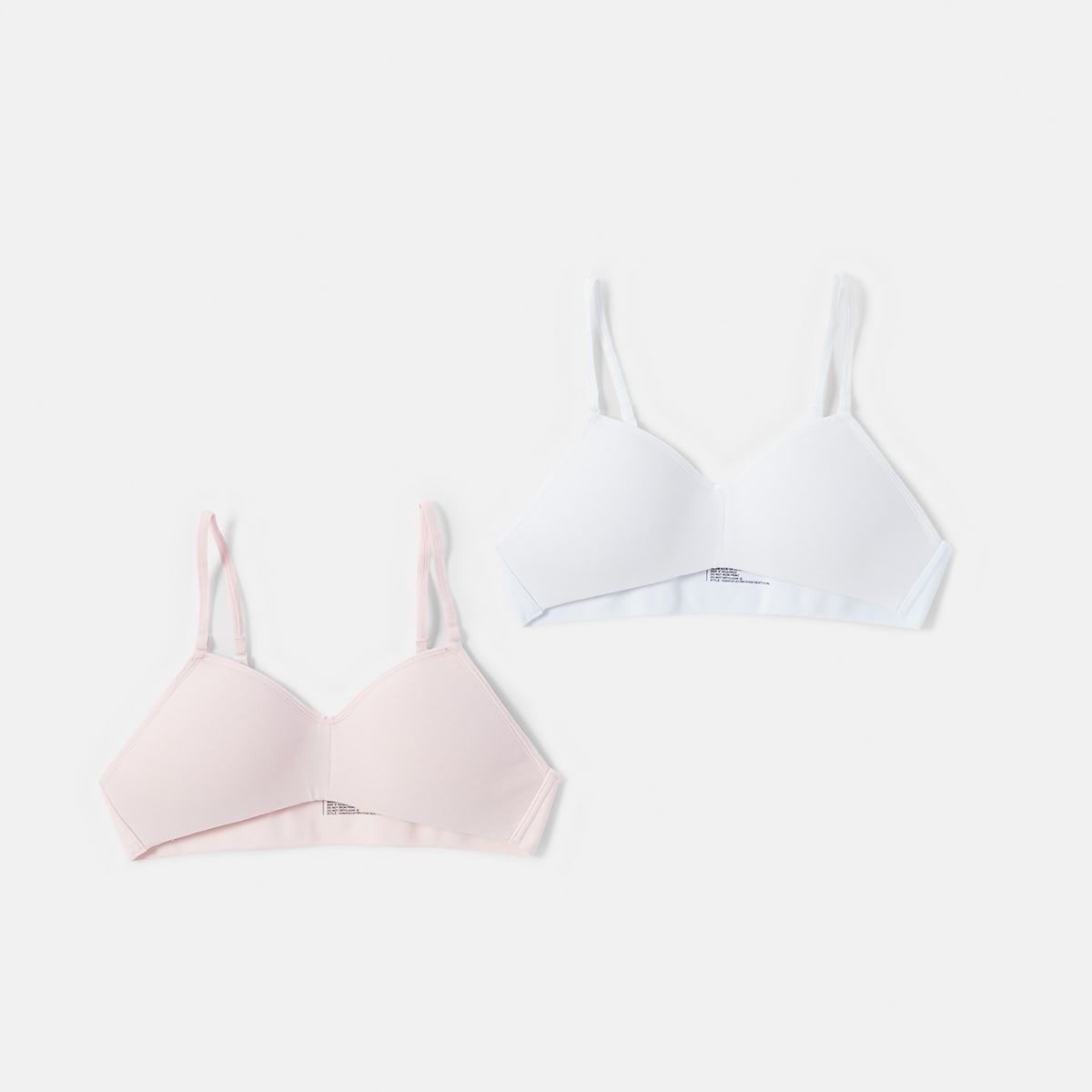 2 Pack Contoured Crop Top
