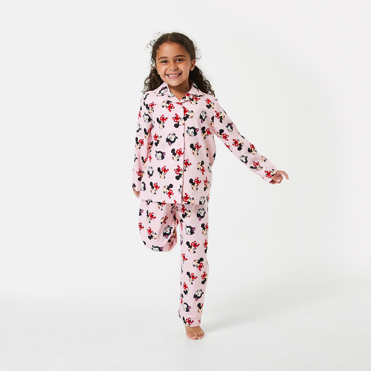 Minnie Mouse License Flannelette Pyjama Set