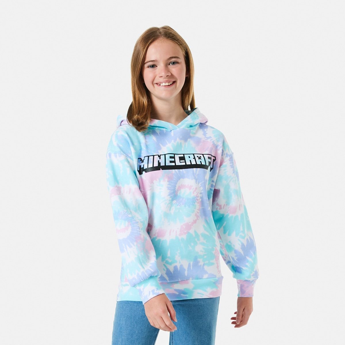 Minecraft License Tie Dye Hoodie