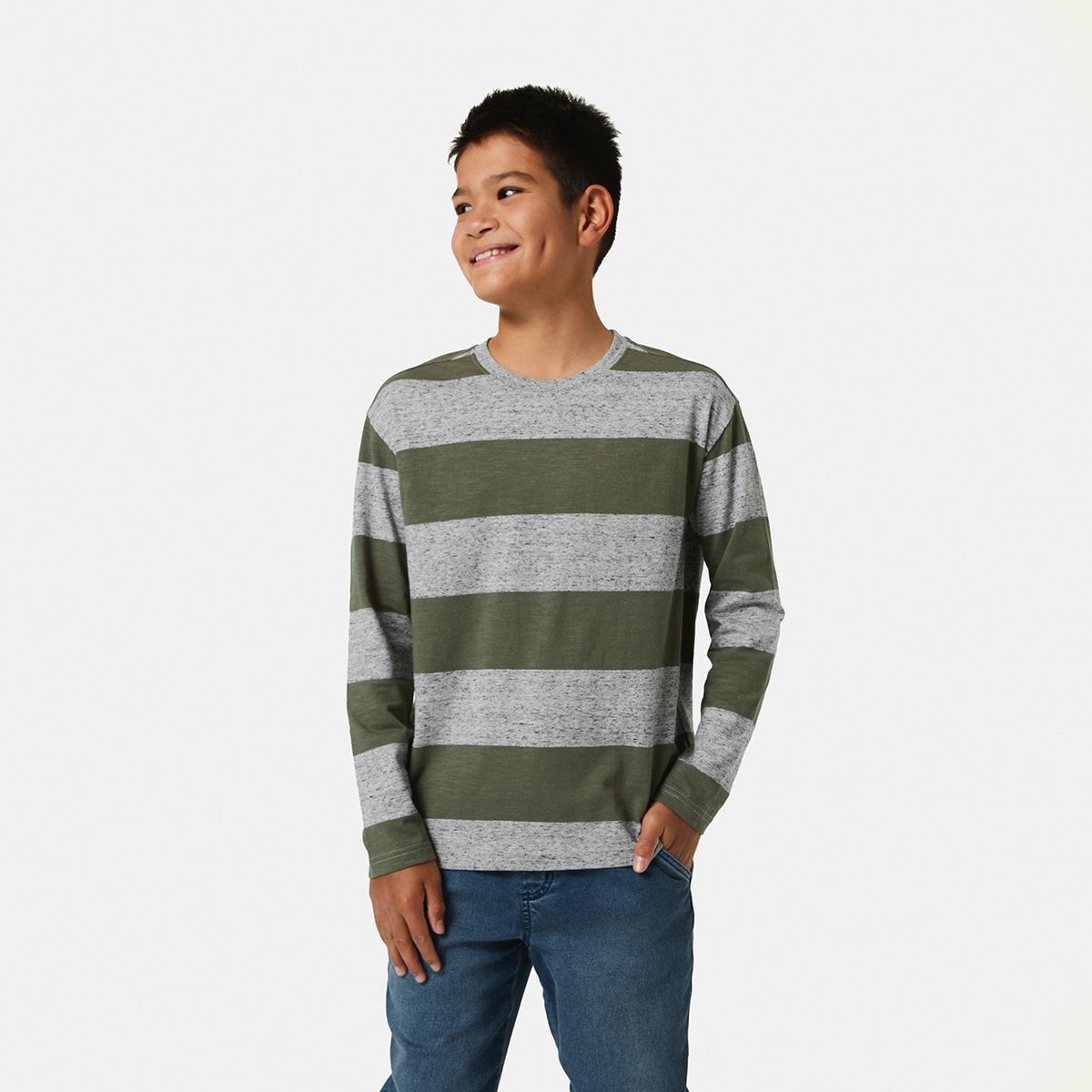 Long Sleeve Bold Stripe T-shirt