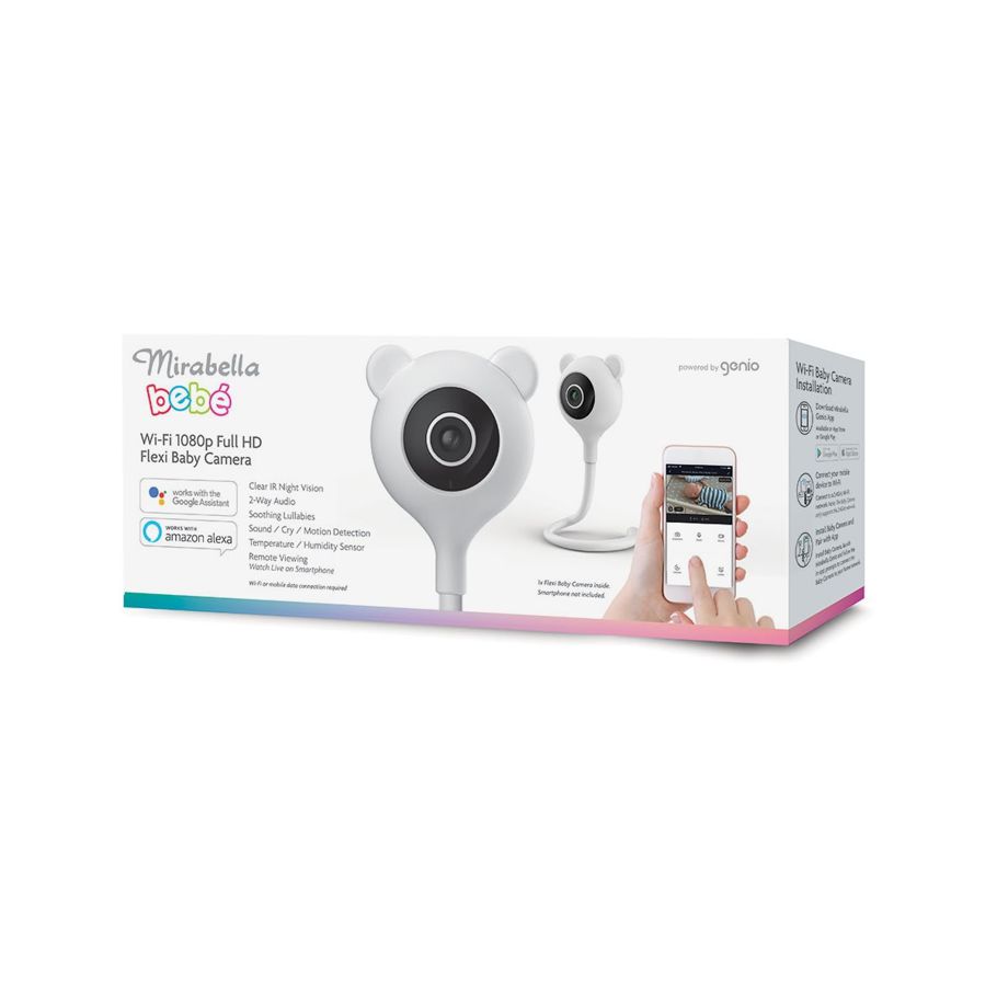 Mirabella Bebe Wi-Fi 1080p Full HD Flexi Baby Camera