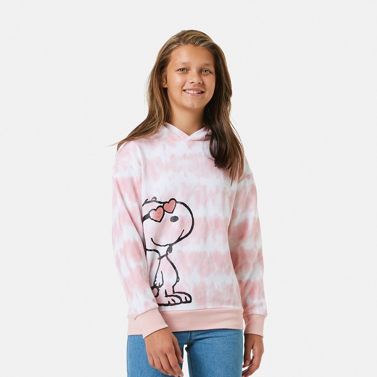 Snoopy License Tie-Dye Hoodie