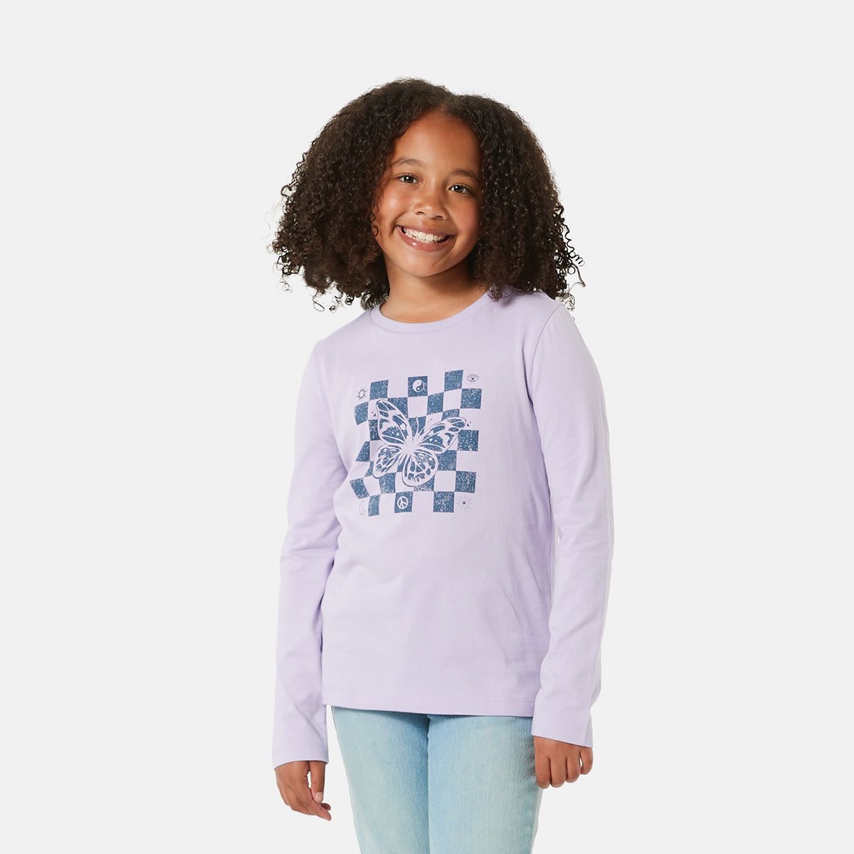 Long Sleeve Print Table T-shirt
