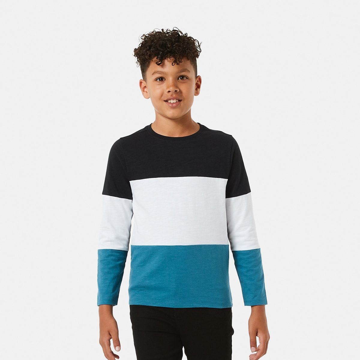 Long Sleeve Panel T-shirt