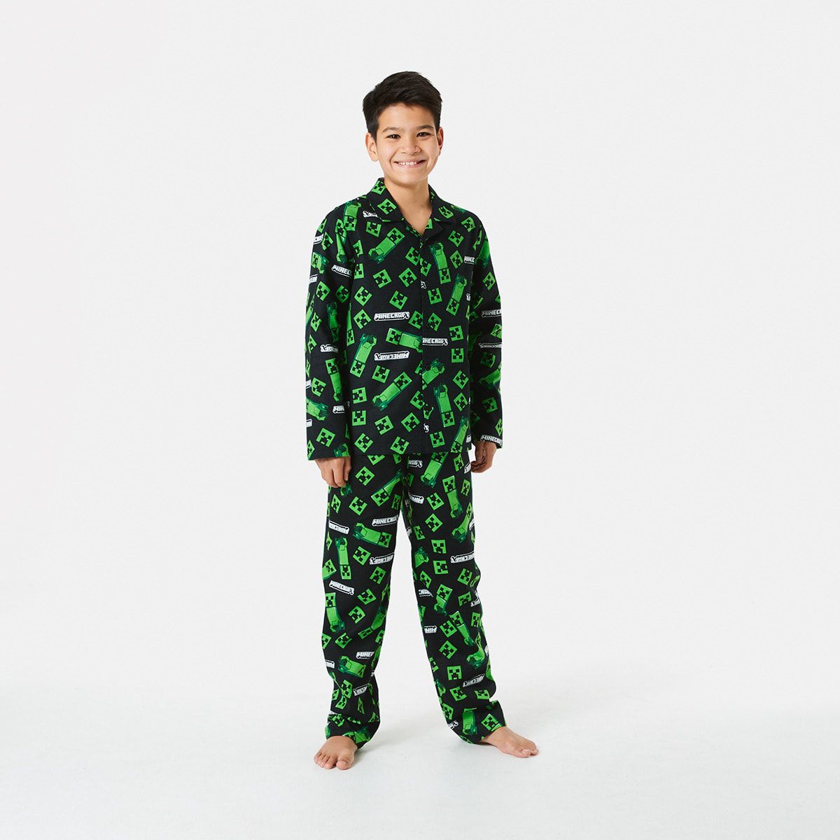 Minecraft License Flannelette Pyjama Set