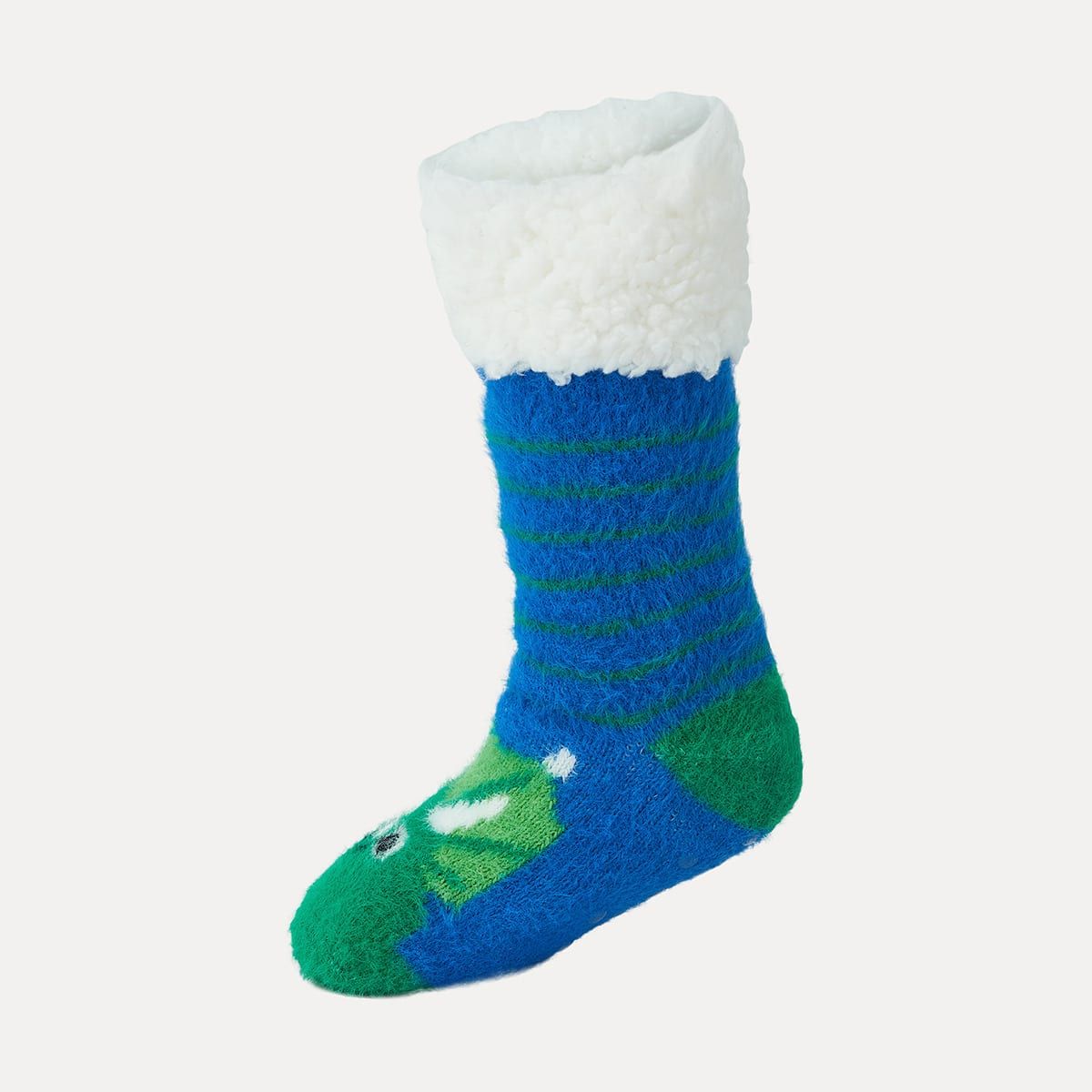 Sherpa Lined Cable Knitted Bootee Socks