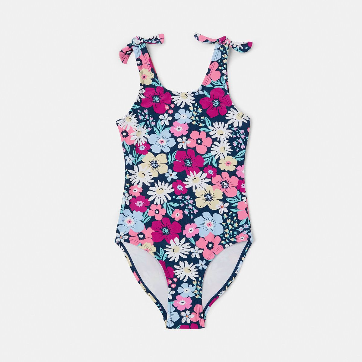 Tie Strap One Piece Swimsuit