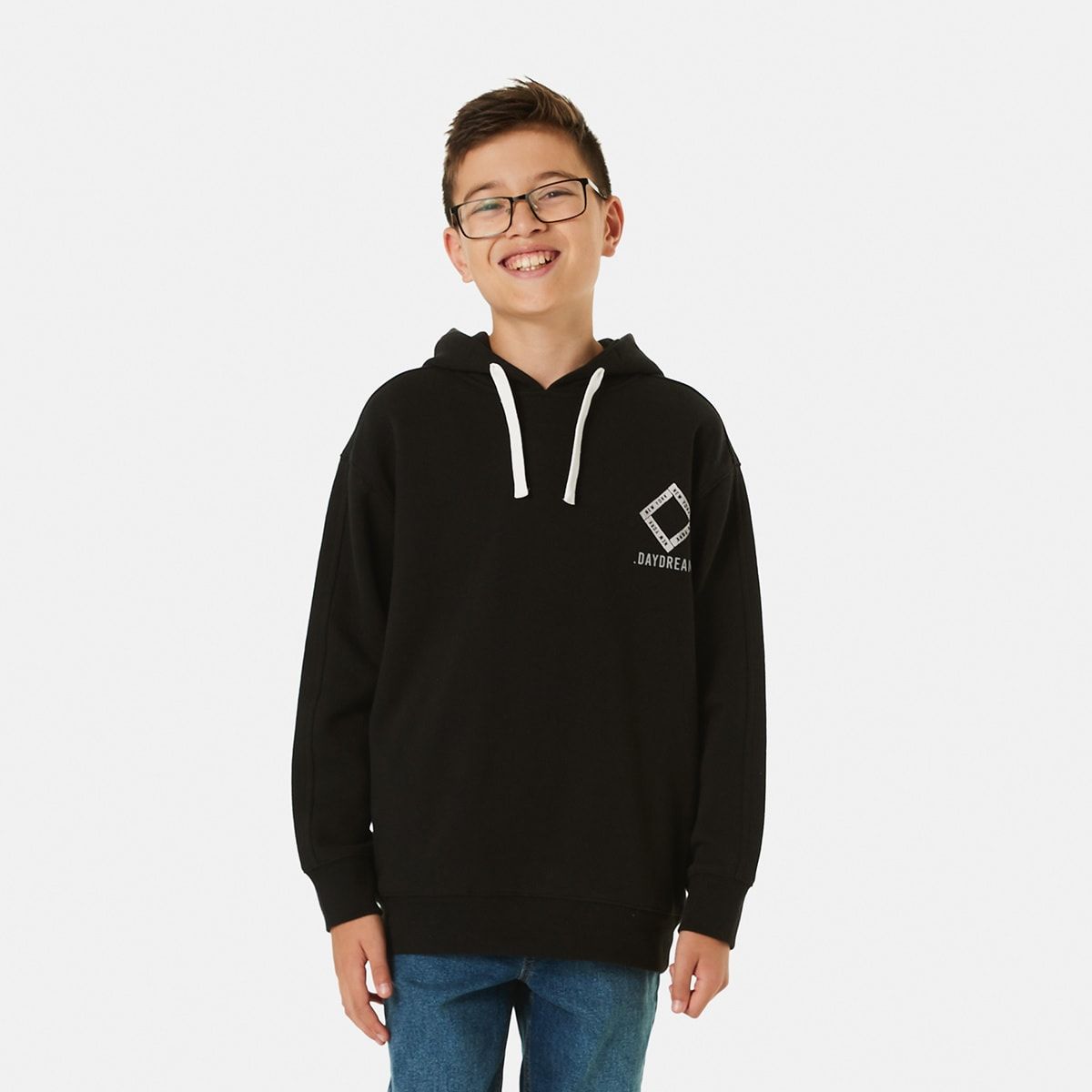 Heavy Fleece Print Hoodie