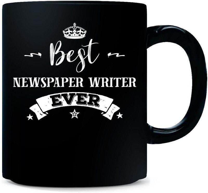 Gift Urself Best newspaper writer Ever Cool Gift - Ceramic Coffee Mug  (325 ml)