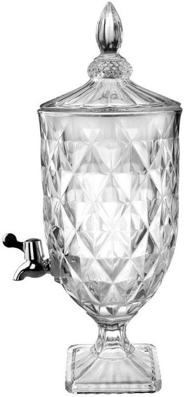 HALO NATION Glass tank with Lid & tap Mason Jar Beverage Drink Dispenser Cocktail Pitcher Bottom Loading Water Dispenser