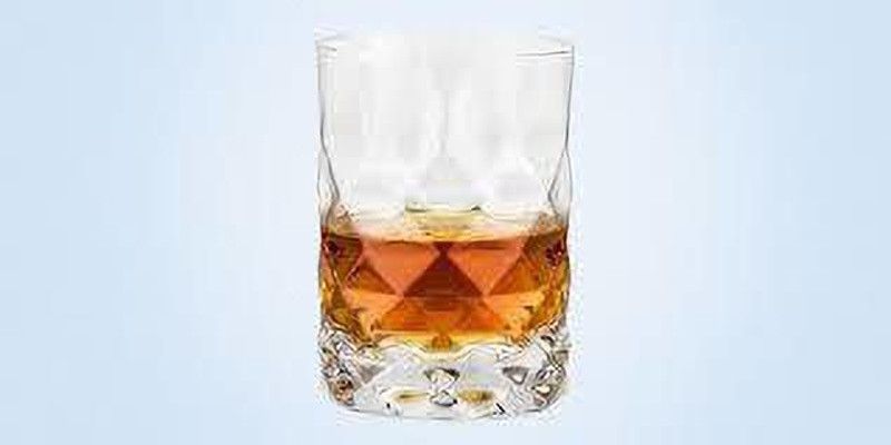 NOGAIYA (Pack of 6) Crystal Whisky Glass Set | Premium Tumbler Glass - For Whiskey - Bourbon - Water - Beverage - Drinking Glasses - Lead Free Cristal Glass Set (300 ml, Glass) TUB8 Glass Set Whisky Glass  (300 ml, Glass, Clear)