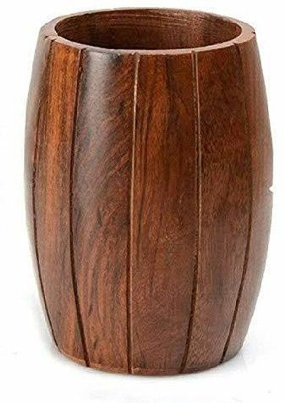 Wood Art Store Empty Cutlery Holder Case  (Brown Holds 20 Pieces)