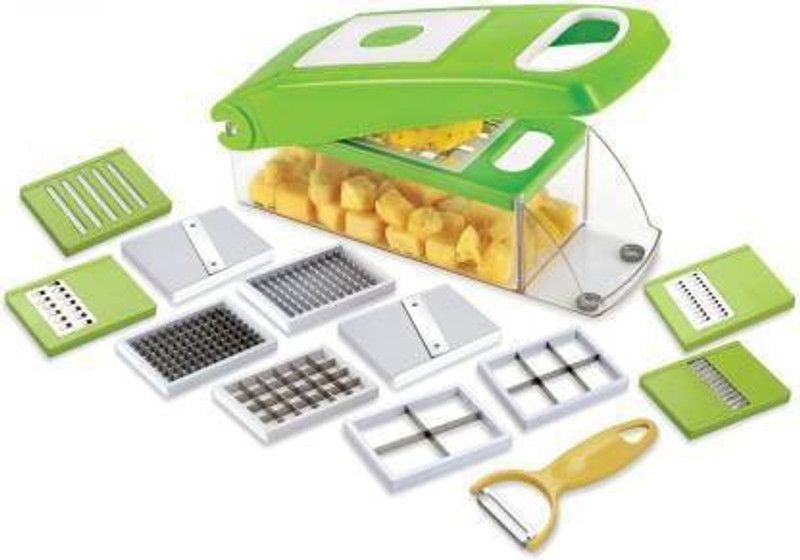 Xurious Vegetable & Fruit Grater & Slicer  (Pack Of 1 Slicer And Blades)