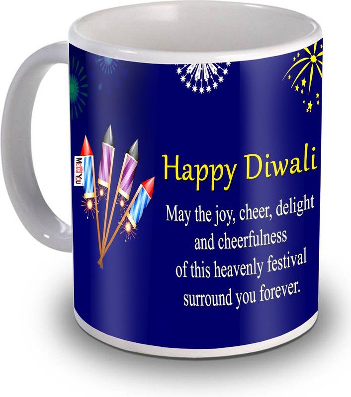 ME&YOU Diwali gift for sister IZ19STDiwaliMU-07 Ceramic Coffee Mug  (325 ml)