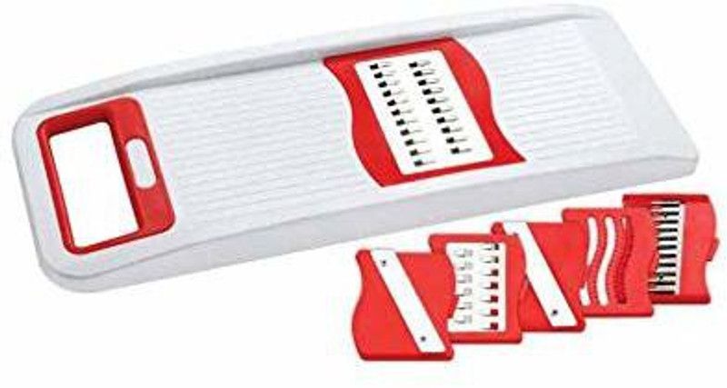 NKCORP Six in One Slicer Vegetable & Fruit Grater & Slicer  (One slicer board with six blade)