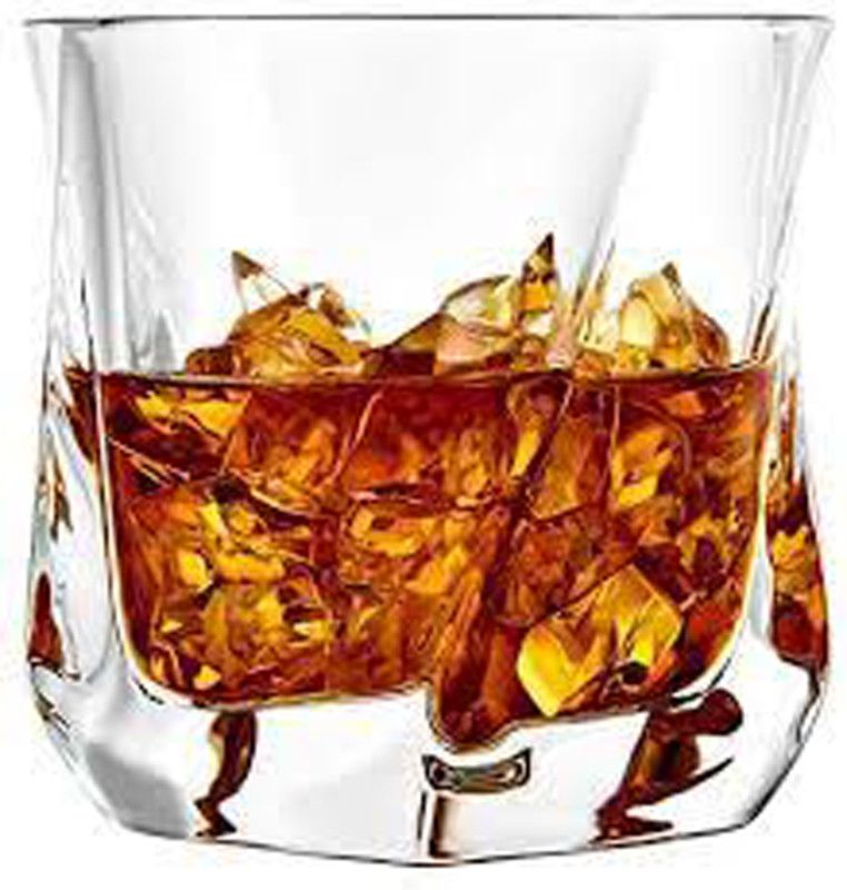 Gauri Creation (Pack of 6) GLSHK17 Glass Set Whisky Glass  (300 ml, Glass, Clear)