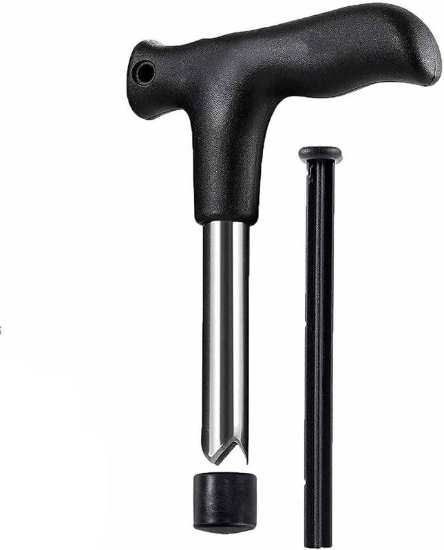 Wembley Stainless Steel Anti-Rust Coconut Knife Opener Tool Plastic Handle Opening 1 Pc. Coconut Chopper  (1 Pc Coconut Opener, 1 Pc Cover, 1 Pc Power Tube)