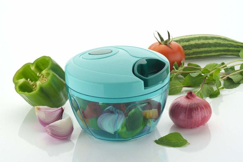 YAKONDA 3 Stainless Steel Blade System 450 ML Charcoal Grey Color Mini Chopper Vegetable Chopper  (1)