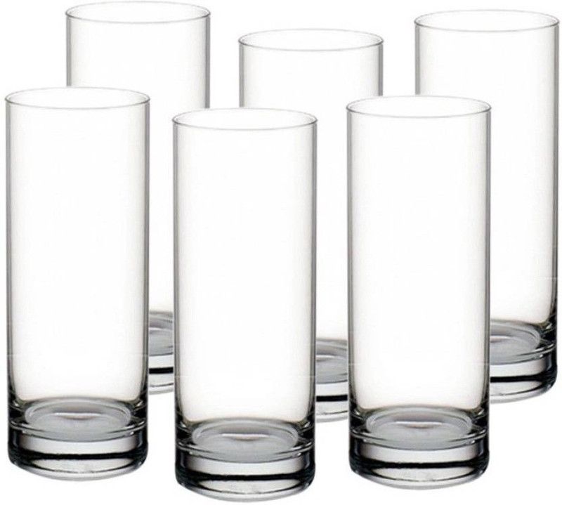 AFAST (Pack of 6) Multi Purpose Beverage Tumbler Drinking Glass Set For Home & Bar Use ( Set Of 6) DR 18 Glass Set Water/Juice Glass  (300 ml, Glass, Clear)