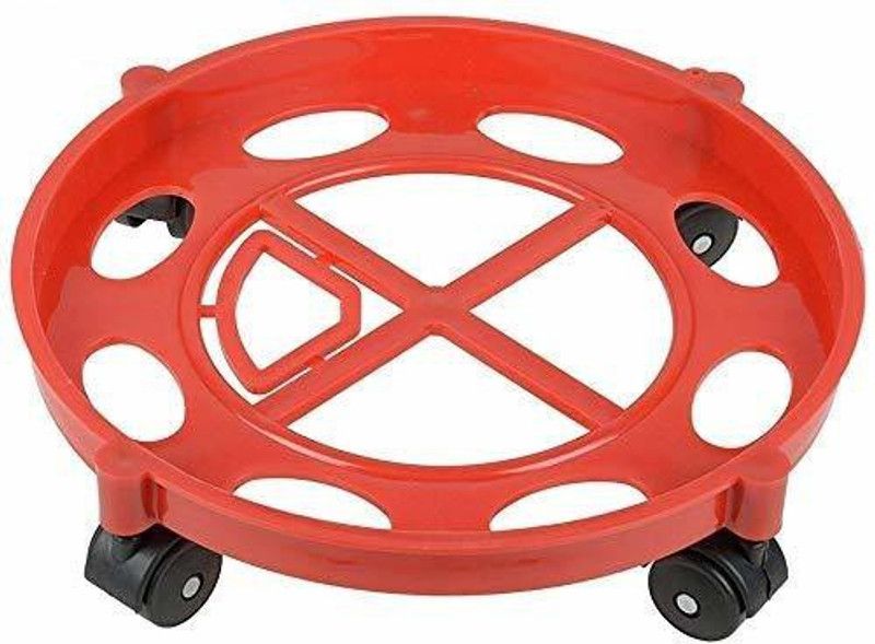 BELOWCLUB Gas Cylinder Trolley with Wheels - Cylinder Stand Gas Cylinder Trolley  (Red)