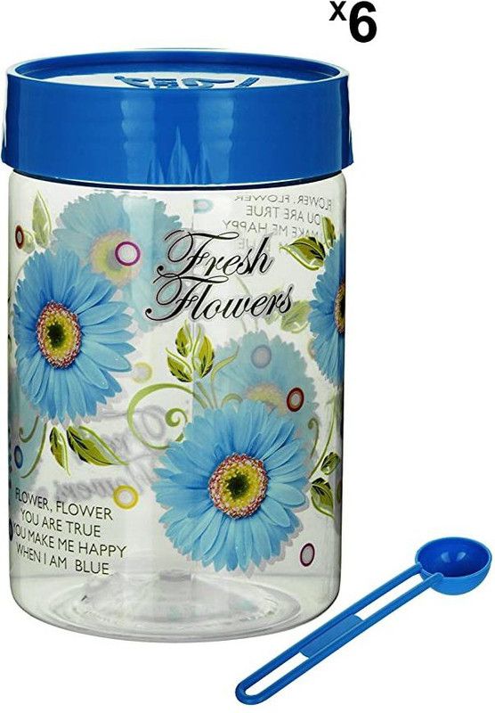 JMT Plastic Grocery Container - 1500  (Pack of 12, Blue)