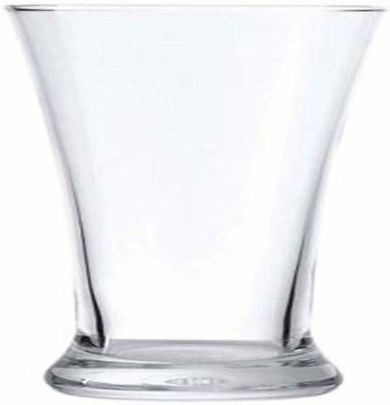 KAPDOLIYAS (Pack of 6) q174 Glass Set Water/Juice Glass  (300 ml, Glass, Clear)