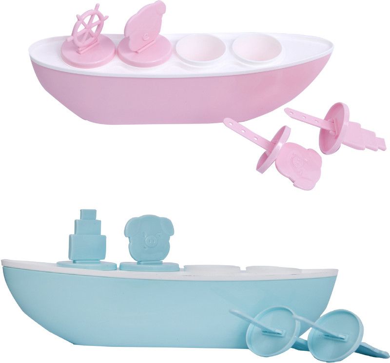 SUPER99 Pink, Blue Plastic Ice Ball Tray  (Pack of2)