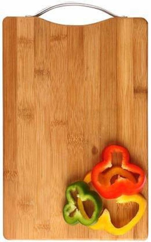 HerBucket Wooden Cutting Board  (Brown Dishwasher Safe)