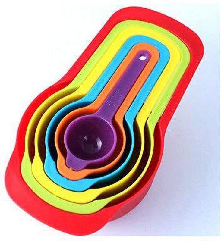 Skylight Colored Plastic Measuring Cup Set, 6-Pieces Set Measuring Cup  (250 ml)