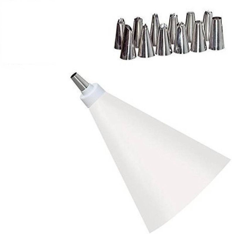 H D Enterprise steel icing coupler Kitchen Tool Set  (White, Baking Tools)