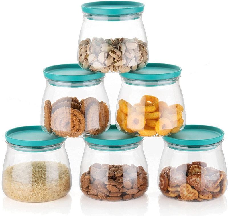 JOGMAYA - 1 ml Plastic Cookie Jar  (Multicolor)