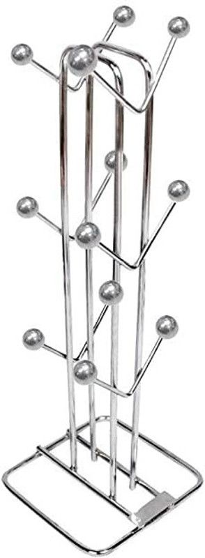 Kombuis Kitchenware Stainless Steel Heavy Quality Cup Stand Cup Kitchen Rack  (Steel, Multicolor)