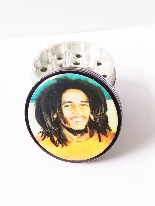 JEWELKINGS BobMarley black 50mm jewelking herb crusher Hand Muller Grinder