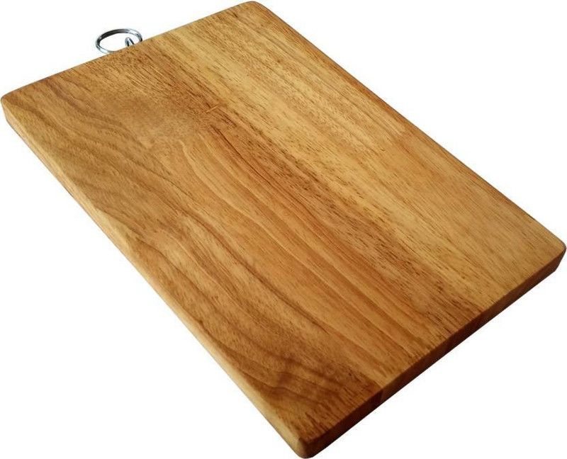 kanyka cutting board for veggies and fruits Wooden Cutting Board  (Beige Pack of 1 Dishwasher Safe)