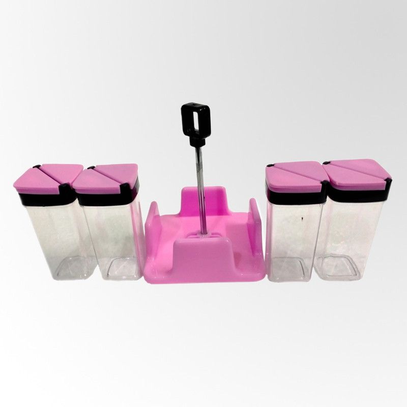 JPRO C Salt & Pepper Sprinkler 4in1 with Easy to Carry Dish Sugar Sprinkler Shaker 150 gm
