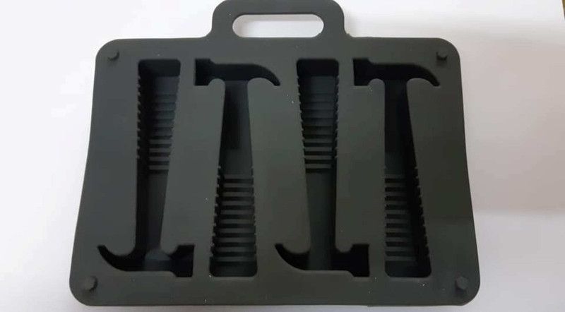 MEHAKENT Black Silicone Ice Cube Tray  (Pack of1)