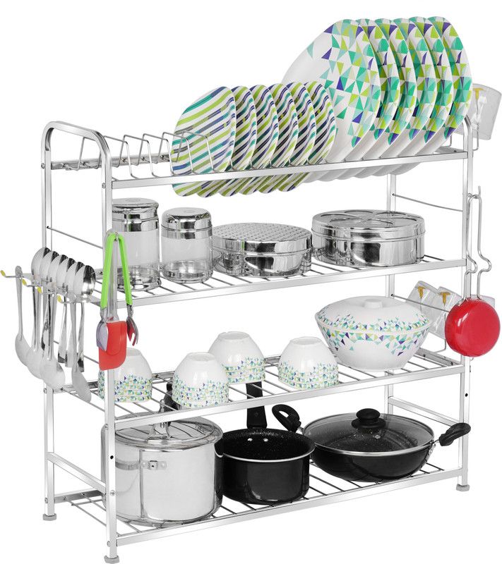 PALOMINO Utensil Kitchen Rack  (Steel, Steel)