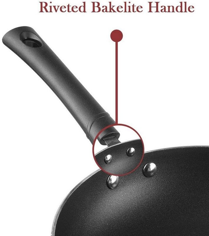 Masox Store Fry pan With Lid_40 Fry Pan 23 cm diameter with Lid 1.5 L capacity  (Aluminium, Non-stick)