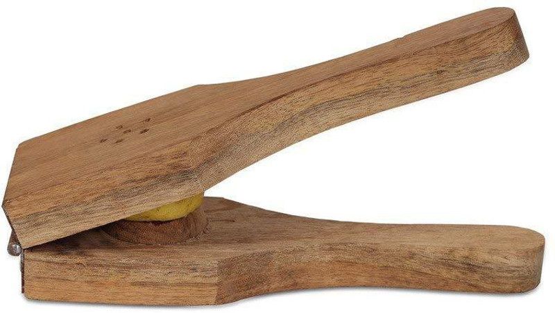 Shoppernation Wood Durable Wood Made Lemon Squeezer Juicer Hand Juicer  (Multicolor)
