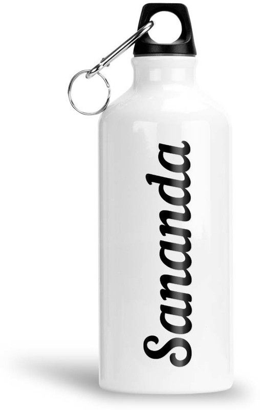 Furnish Fantasy Aluminium Water Bottle 750ml-Best Gift for Happy Birthday, Return Gift, Sananda 750 ml Bottle  (Pack of 1, White, Aluminium)
