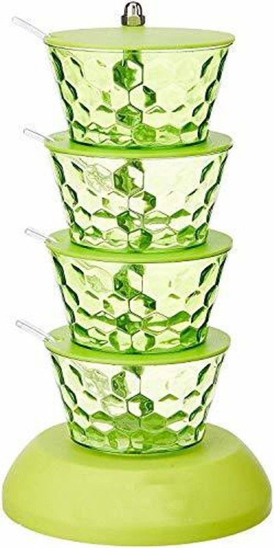realplast Plastic Pickle Jar - 250 ml  (Multicolor)